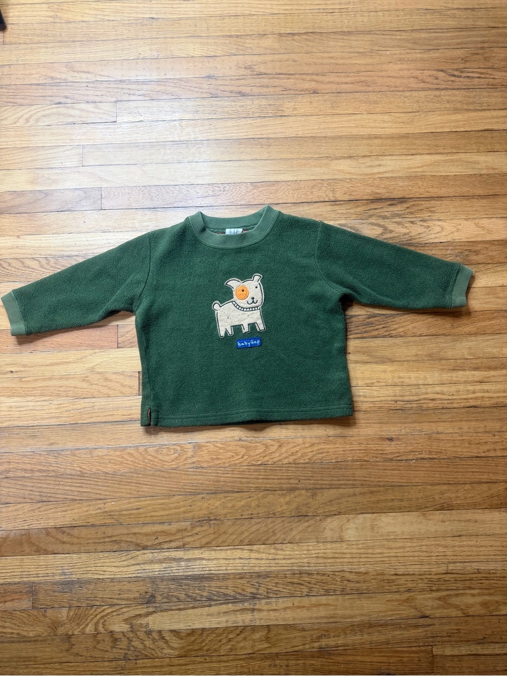 Vintage Baby Gap 12/18 Fleece dog sweatshirt